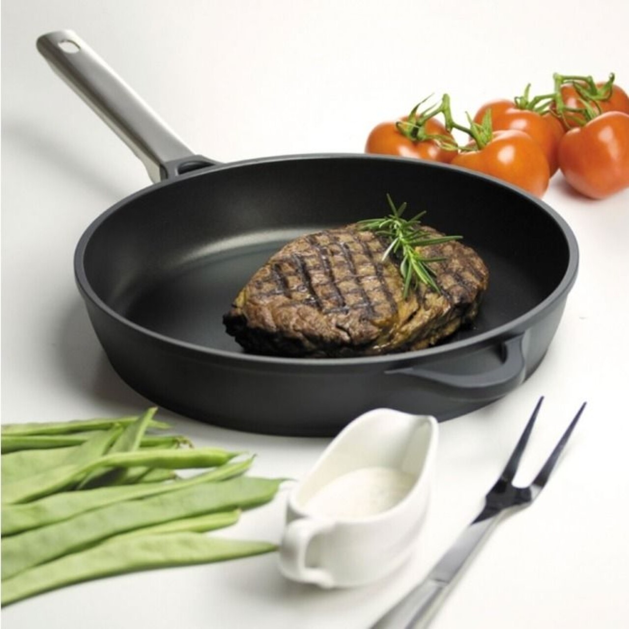 Tigaie Taurus, Ambition, 28 cm, aluminiu turnat, invelis Teflon Platinum - imagine 5
